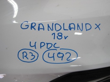 NÁRAZNÍK OPEL GRANDLAND X 4 PDC 18R PŘEDNÍ