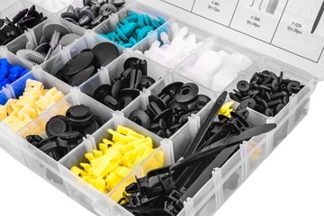 АВТОМОБИЛЬНЫЕ ЗАЖИМЫ, ЗАЖИМЫ ДЛЯ ОБИВКИ, ШПИЛЬКИ, 730 шт.