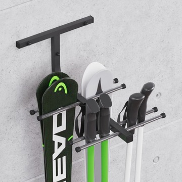 ПОДВЕСКА ДЛЯ ЛЫЖ N4 НАСТЕННЫЙ МОНТАЖ ДО 40 КГ