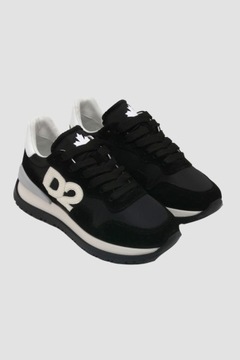 DSQUARED2 Czarne sneakersy Running Low Top 40