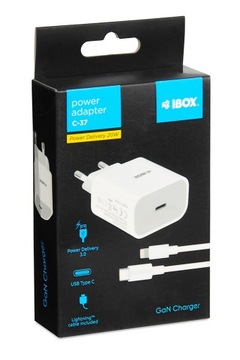 СЕТЕВОЕ ЗАРЯДНОЕ УСТРОЙСТВО I-BOX C-37 PD20W USB-C