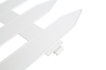 БОЛЬШОЙ САДОВЫЙ ЗАБОР, ПЛАСТИКОВЫЙ ЗАЩИТНЫЙ ЗАБОР ДЛЯ СПАЛЬНИ, КУСТАРЫ, 3,5 м, БЕЛЫЙ