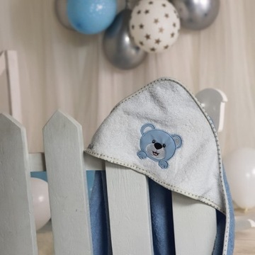 КУПАЛЬНИК BOCIOLAND, МАХРОВЫЙ МИШКА, 100 x 100 см