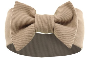 ДЕТСКАЯ ПОВЯЗКА С БАНТОМ ДЛЯ ДЕВОЧКИ, В ПОЛОСКУ, ВЕСНА/ОСЕНЬ