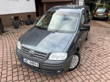 Volkswagen Caddy III Kombi 1.4 80KM 2005 Volkswagen Caddy 7OSOBOWY! United 1WŁ! 2005R 208tyśkm KLIMA 1.4MPI Zadbany, zdjęcie 6