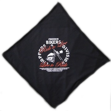 CHUSTA BANDANA CHOPPER MOTOR FREEDOM BIKERS 72x72