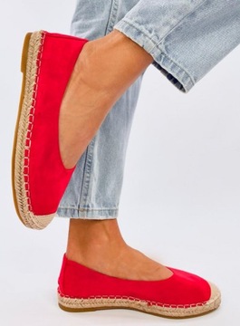 Espadryle damskie TREISA RED 37