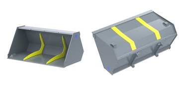Ковш 2,5 м 2500 литров крепление JCB