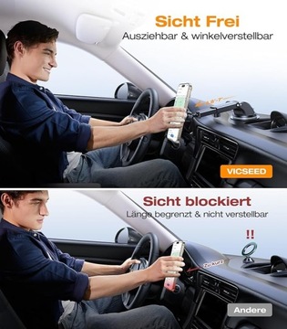 Магнитный держатель на 360° Регулируемый держатель для навигации по телефону