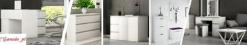 KOMODA ABS K3 DĄB SONOMA 120CM POKÓJ SYPIALNIA