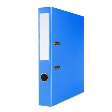 ZESTAW 5 SZTUK SEGREGATOR BASIC-S Z SZYNĄ, PP, A4/50MM, NIEBIESKI