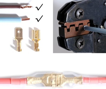 Набор обжимных клещей с 450 электрическими клеммами