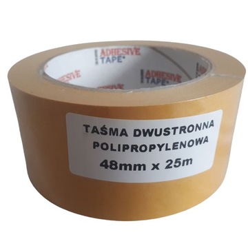Taśma dwustronna PP 48x25m