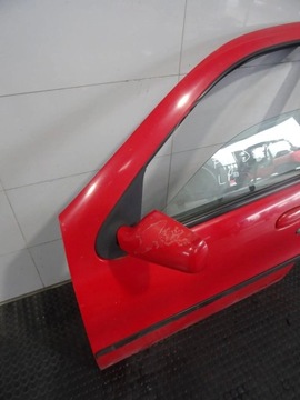 DVEŘE LEVÝ PŘEDNÍ FIAT SIENA ČERVENÉ KPL