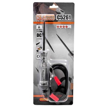 АВТОМОБИЛЬНЫЙ ТЕСТЕР НАПРЯЖЕНИЯ 6-24В ЗАЖИМЫ