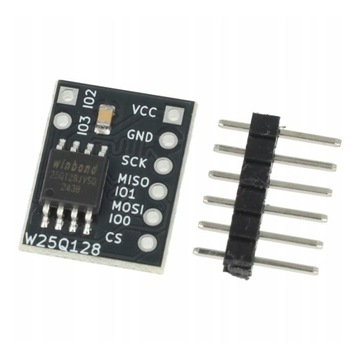 Moduł Pamięci Flash W25Q128 SPI QSPI msalamon