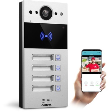 WIDEODOMOFON IP 4 rodzinny Wideo Domofon R20BX4