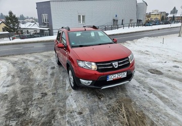 Dacia Sandero II Hatchback 5d TCe  90KM 2015 Dacia Sandero Stepway Klima Tempomat 1-Wlasciciel Zarejestrowany w PL