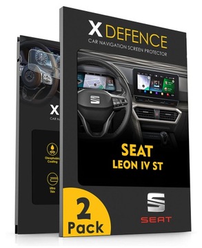 2w1 SZKŁO OCHRONNE NA NAWIGACJĘ EKRAN DO SEAT LEON IV ST