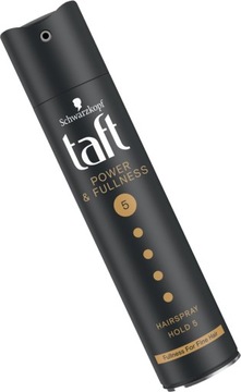 TAFT LAKIER DO WŁOSÓW 250 ml CZARNY POWER FULLNESS 
