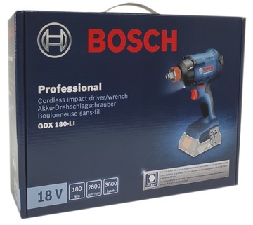 Аккумуляторная отвертка Bosch GDX180-li 18 В