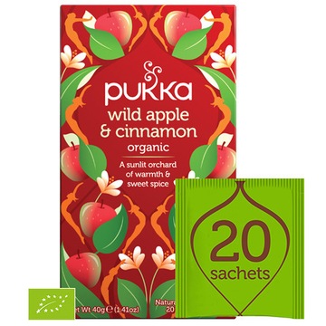 Pukka Wild Apple Cinnamon organiczna herbata 20 tb