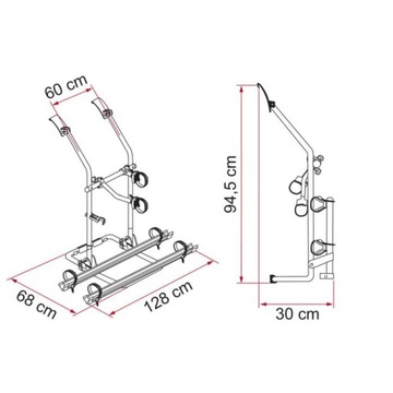 KUFR KOLA CARRY-BIKE VW T3/T25 - FIAMMA