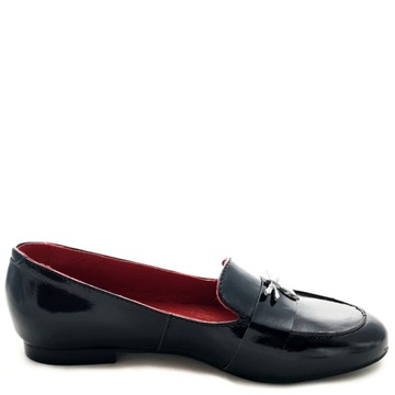 Loafersy baleriny SKÓRZANE Dolce Pietro 3002