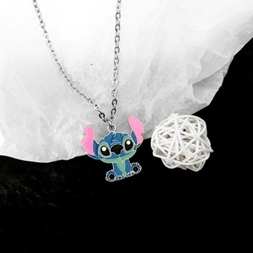 Naszyjniki dla Przyjaciółek zestaw BFF STITCH 2szt Łańcuszki komplet