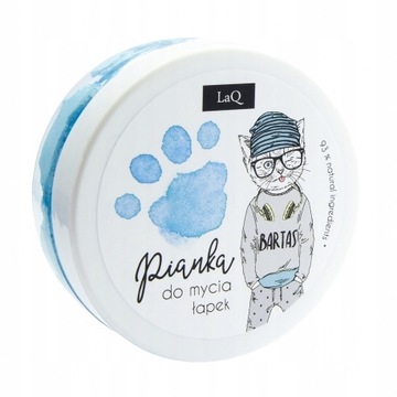 LaQ Pianka do mycia rąk i łapek guma balonowa 50 ml niebieska