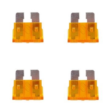 4x 5A samochodowy bezpiecznik nożowy płytkowy 19mm standard ATO ATC