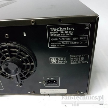 Fan-Technics Усилитель Technics SA-GX550 Магазин в Лодзи