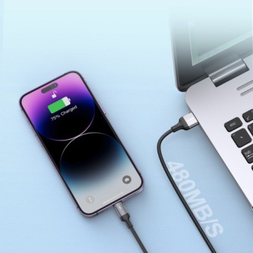 USB C – КАБЕЛЬ LIGHTNING ДЛЯ IPHONE JOYROOM 20 Вт 480 Мбит/с БЫСТРАЯ ЗАРЯДКА 2 М