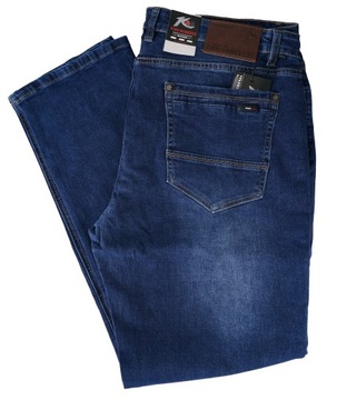 SPODNIE JEANSOWE DŻINS DUŻE W41 L32 PAS 112-124 cm
