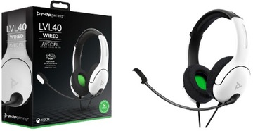 Проводные наушники PDP XO XBOX ONE LVL40, белые