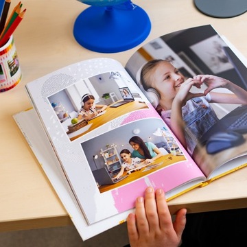 Фотокнига А4 вертикальная 28 страниц, фотоальбом 20 шт.