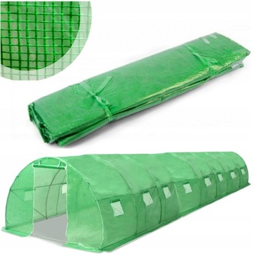 ФОЛЬГОВОЕ ПОКРЫТИЕ 800x300см ДЛЯ ТУННЕЛЯ 24м2 для САДОВОЙ ТЕПЛИЦЫ 8x3м БРЕЗЕНТ