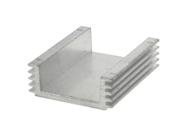 Radiator LED aluminiowy 40 mm x 50 mm x 15 mm