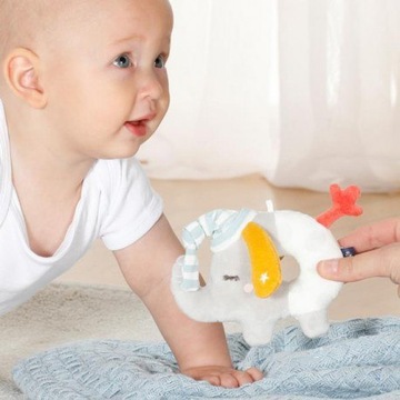 ТАЛИСМАН С ПОГРЕМКОЙ СВЕТЯЩИЙСЯ В ТЕМНОТЕ СЛОН С