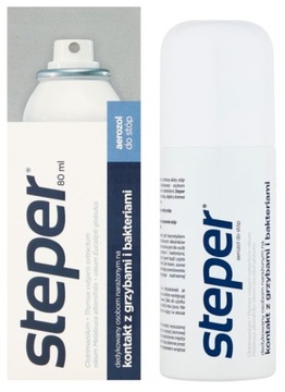STEPER AEROZOL DO STOP PRZECIWGRZYBICZNY 80ml