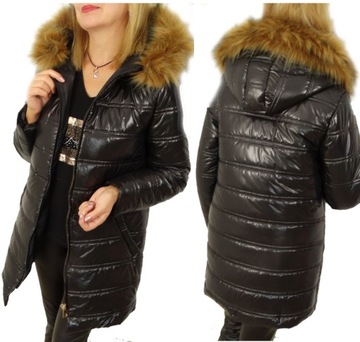 Kurtka Pikowana Zimowa z Kapturem ALASKA 42 XL