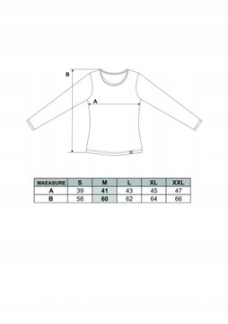 Podkoszulka Koszulka Klasyczna Damska Bawełna Długi Rękaw Czarna MORAJ XL