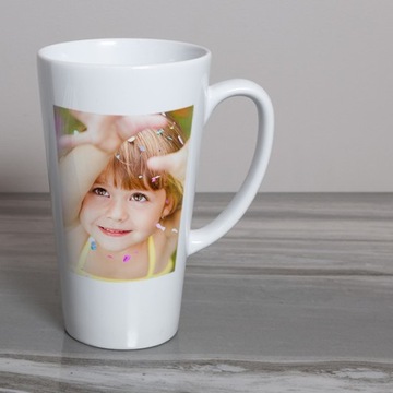 Кружка с ЛЮБЫМ принтом, WHITE LATTE PHOTO MUG