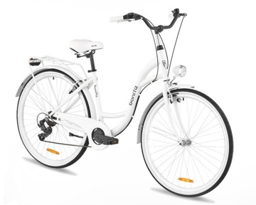 ЖЕНСКИЙ ГОРОДСКОЙ ВЕЛОСИПЕД 28 ЛЕГКИЕ ЖЕНСКИЕ 7 КОРЗИНА SHIMANO