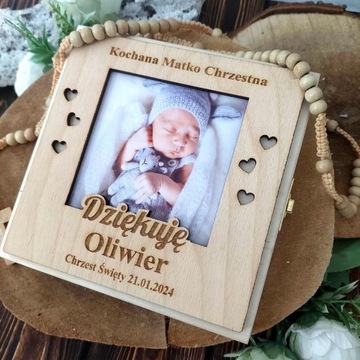 Спасибо с фотографией для крестной матери, отца, бабушки Розария