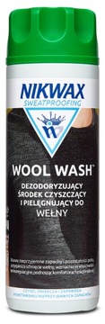 Nikwax WOOL WASH 300 ml do prania czyszczenia pielęgnacji wełny i Merino