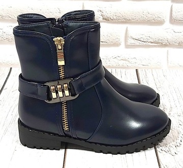 УТЕПЛЕННЫЕ БОТИНКИ ДЛЯ ДЕВОЧЕК НА МОЛНИИ 26