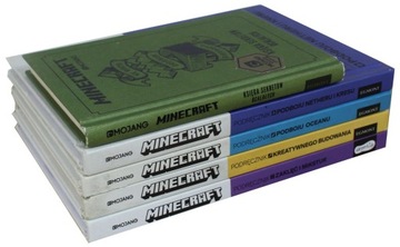 Minecraft Poradnik Zestaw 5 książek