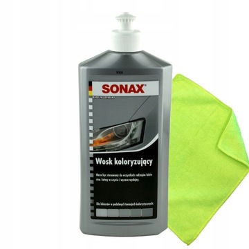SONAX WOSK KOLORYZUJĄCY SREBRNY NANO PRO 250ml