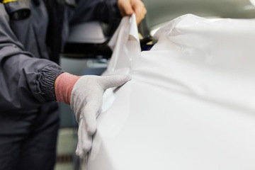 Автомобильная пленка глянцевая белая 152х50см.